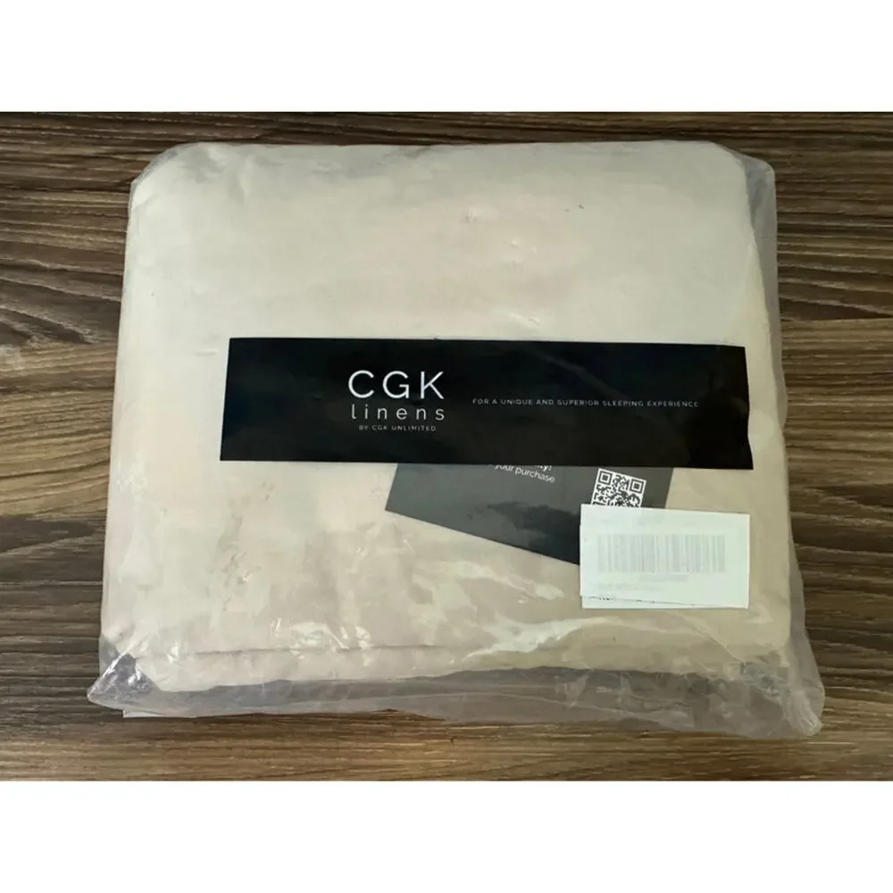 New CGK Linens 4 Piece Full Microfiber Sheet Set